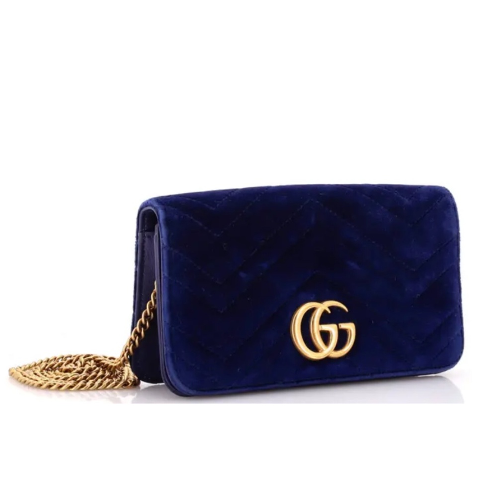 Gucci - Blue Velvet Crossbody